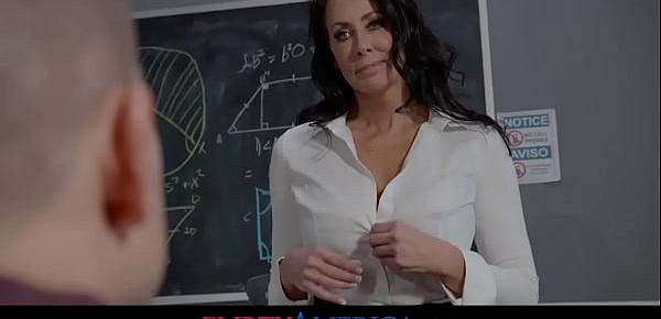 Busty Milf Teacher Punishes Student By Having Her Way With Him